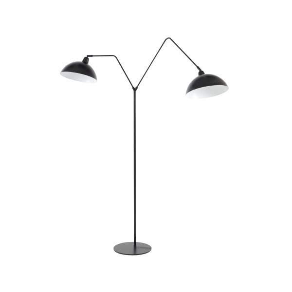 Vloerlamp 2L 140x31x180 cm ORION mat zwart