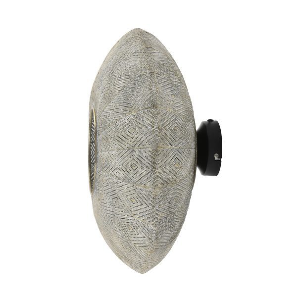 Wandlamp 44x23,5 cm LAVELLO antiek goud-wit
