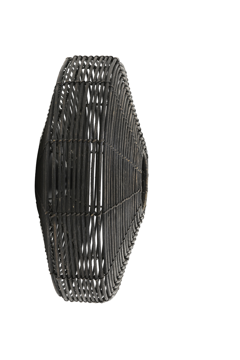 Wandlamp 51x21 cm MATAKA rotan donker bruin
