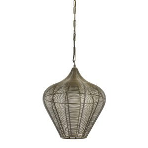 Hanglamp 36x40 cm ALVARO antiek brons