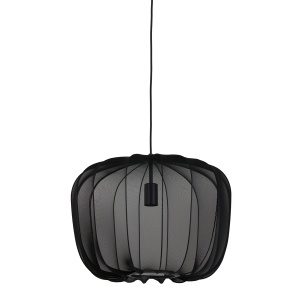 Hanglamp 50x37,5 cm PLUMERIA zwart
