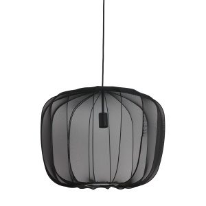 Hanglamp 60x45 cm PLUMERIA zwart