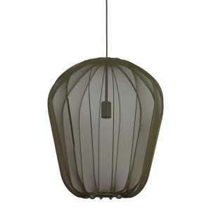 Hanglamp 50x60 cm PLUMERIA donker groen