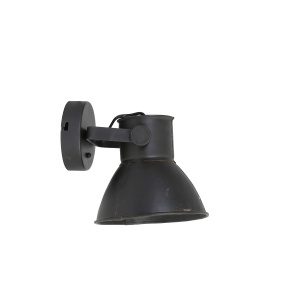 Wandlamp 21x17x19 cm ELIANO mat zwart
