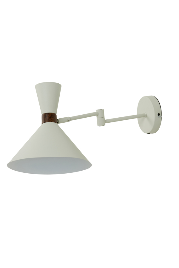 Wandlamp 25x25x50,5 cm HOODIES mat zand-grijs