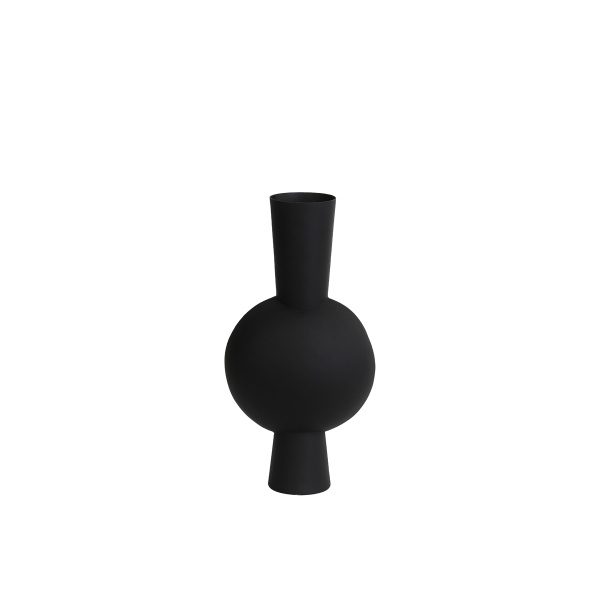 Vaas 13,5x9x39,5 cm KAVANDU mat zwart