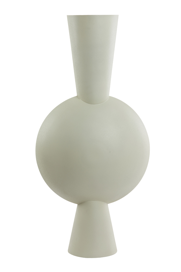 Vaas 48x21x98,5 cm KAVANDU licht grijs