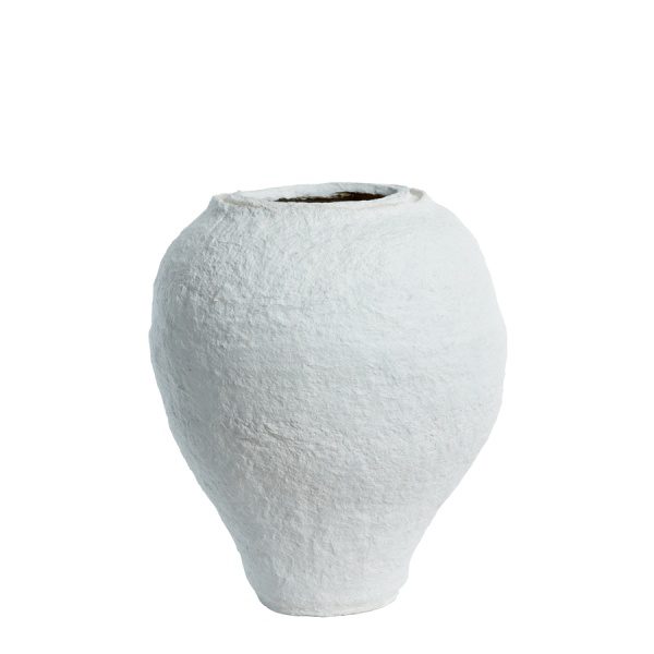 Pot deco 45x50 cm TIMERGA wit
