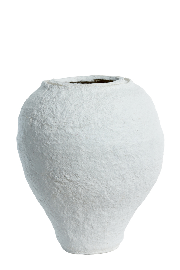 Pot deco 45x50 cm TIMERGA wit