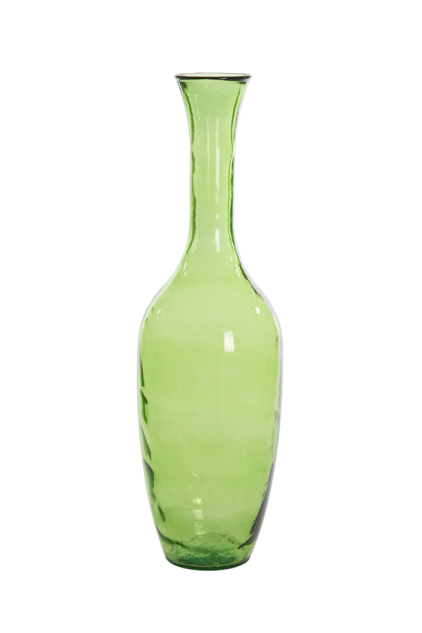 Vaas 30x100 cm IMANO glas licht groen