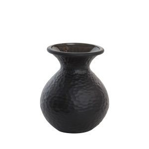 Vaas 20x24,5 cm OZARK glas mat zwart