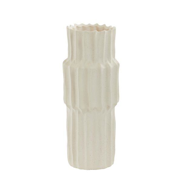 Vaas 14,5x36 cm LONGA keramiek crme
