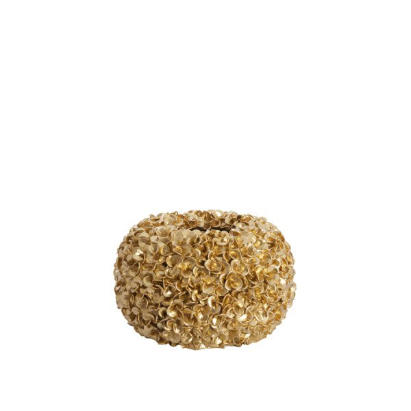 Vaas deco 38x23 cm PHYLIA goud