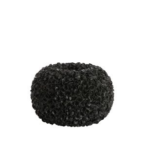 Vaas deco 47,5x30 cm PHYLIA mat zwart