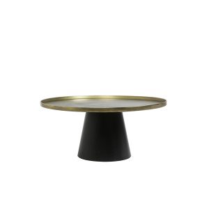 Salontafel 75x35 cm POPETA antiek brons
