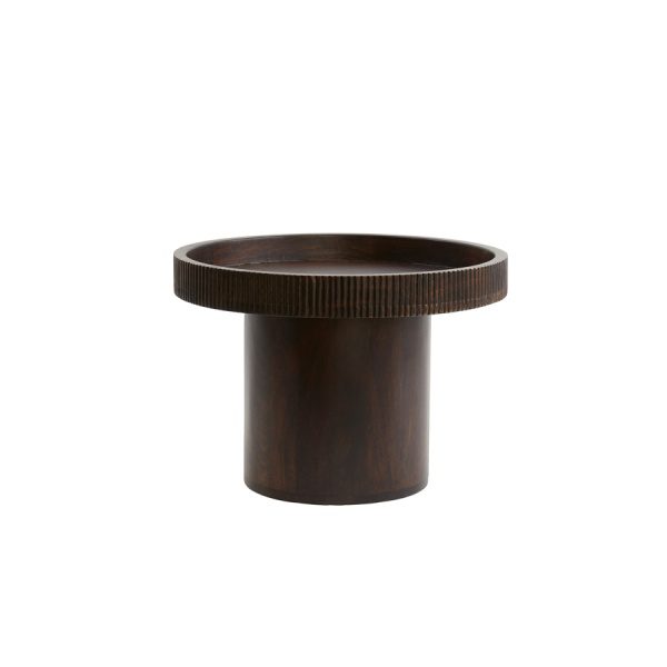 Bijzettafel 50x35 cm KALOMO hout roodbruin