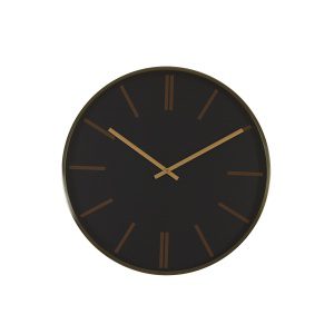 Klok 53 cm EMPORIO zwart+goud