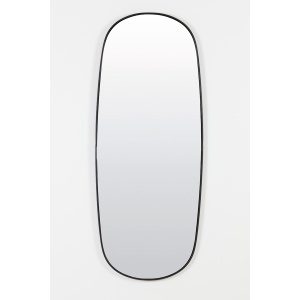 Spiegel 40x1,5x100 cm LIBRA smoke glas+mat zwart