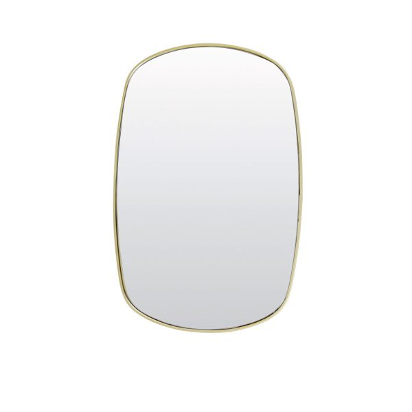 Spiegel 36x1,5x55 cm BRALO helder glas+goud