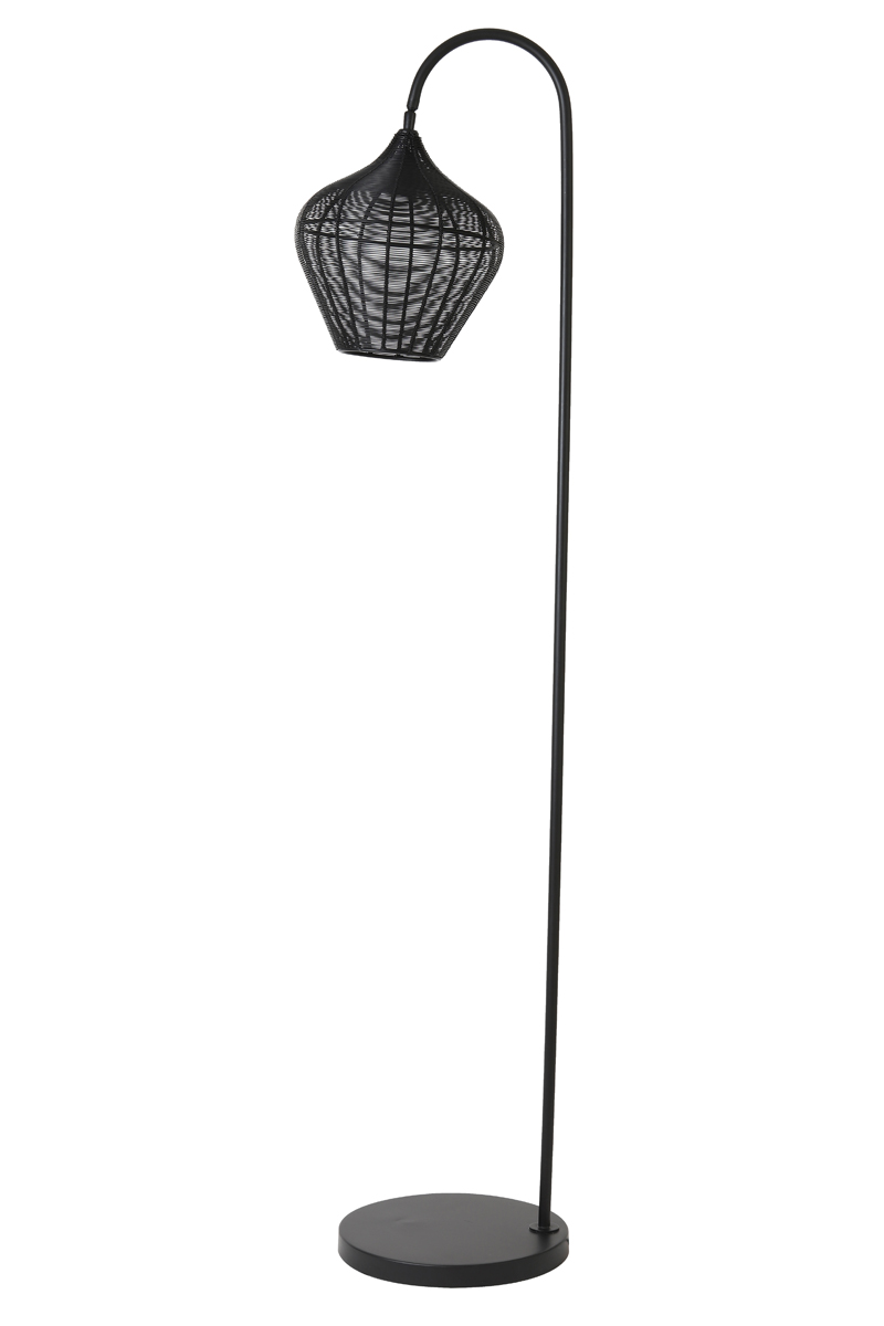 Vloerlamp 35x30x160 cm ALVARO mat zwart