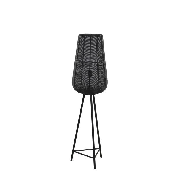 Vloerlamp driepoot 37x135 cm ADETA mat zwart