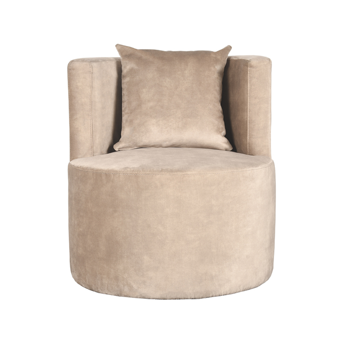Fauteuil Evy - Zand - Velours