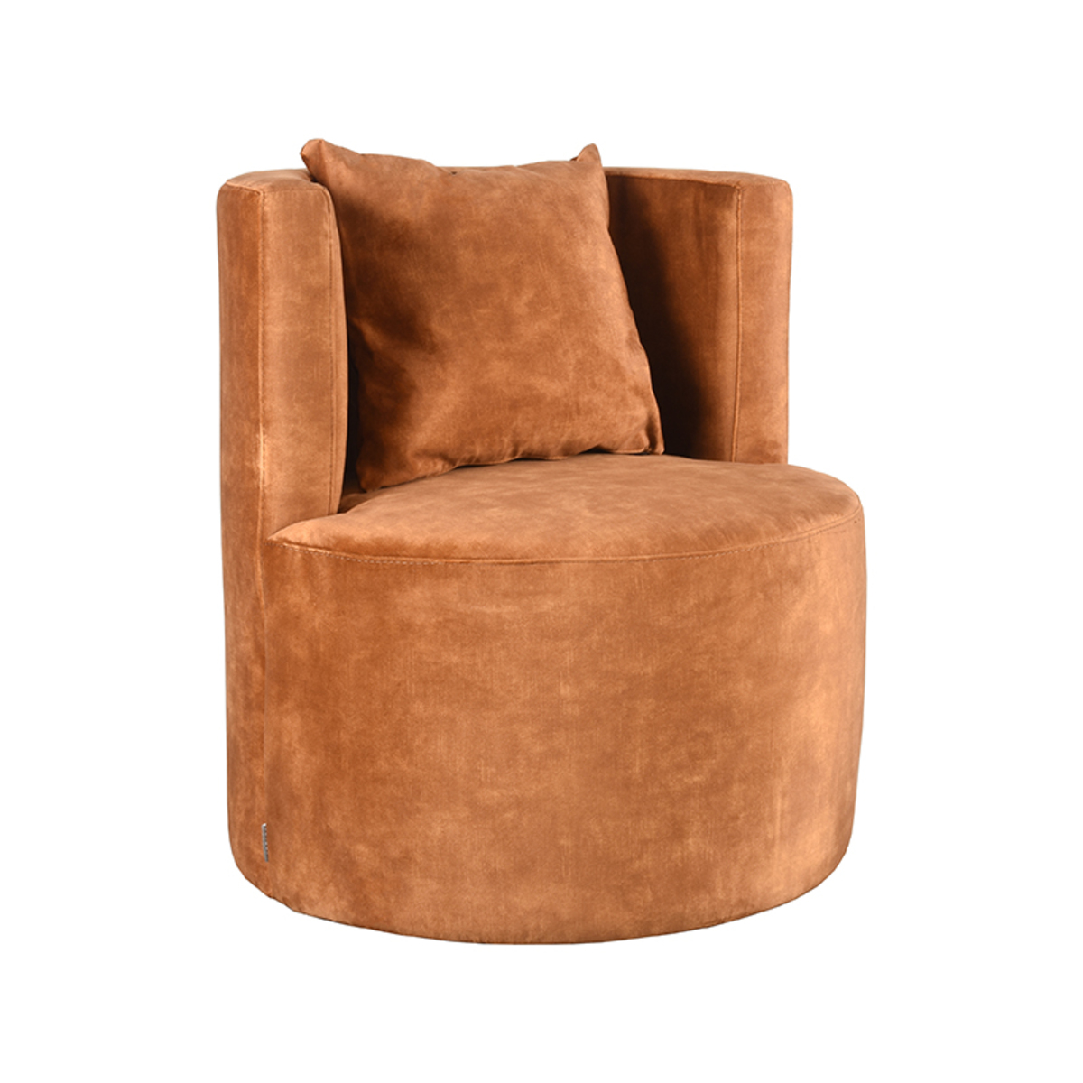 Fauteuil Evy - Oker - Velours