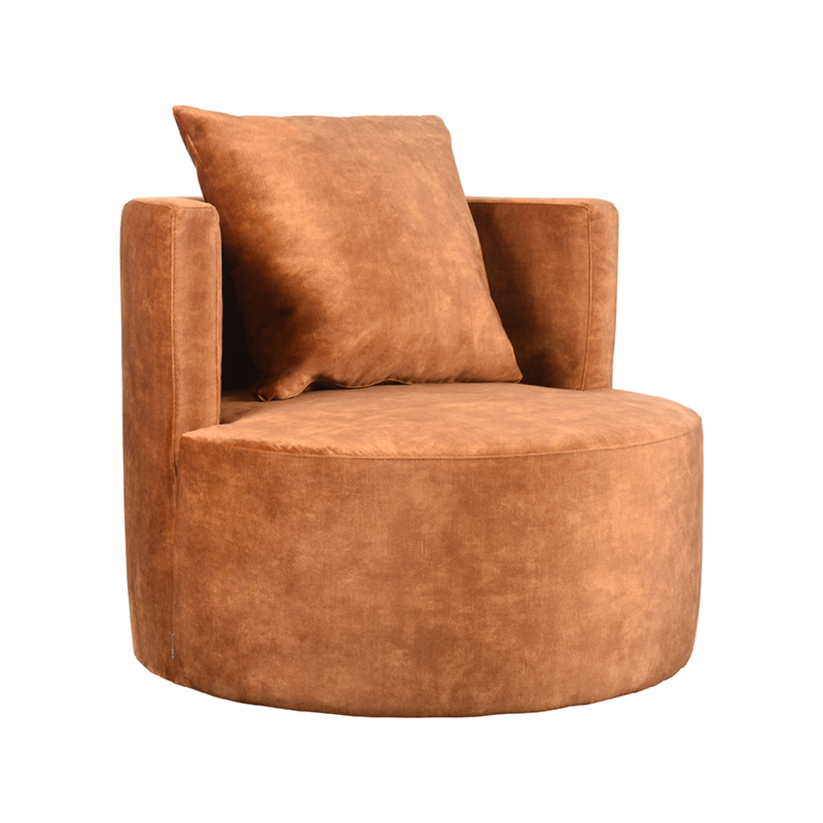 Fauteuil Evy - Oker - Velours