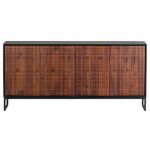 Showroommodel Nuts Dressoir Hout Walnoot/zwart, zelf afhalen