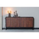 Showroommodel Nuts Dressoir Hout Walnoot/zwart, zelf afhalen
