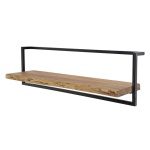 Wandplank edge 100cm / Massief acacia naturel