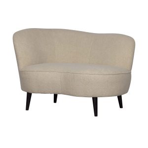 Sara Lounge Fauteuil Links Teddy Off White