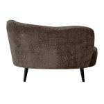 Sara Lounge Fauteuil Rechts Grof Geweven Stof Grijs/bruin