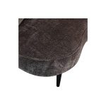Sara Lounge Fauteuil Rechts Grof Geweven Stof Grijs/bruin