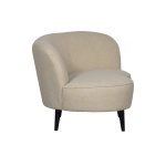 Sara Lounge Fauteuil Rechts Teddy Off White