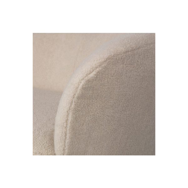 Sara Lounge Fauteuil Rechts Teddy Off White