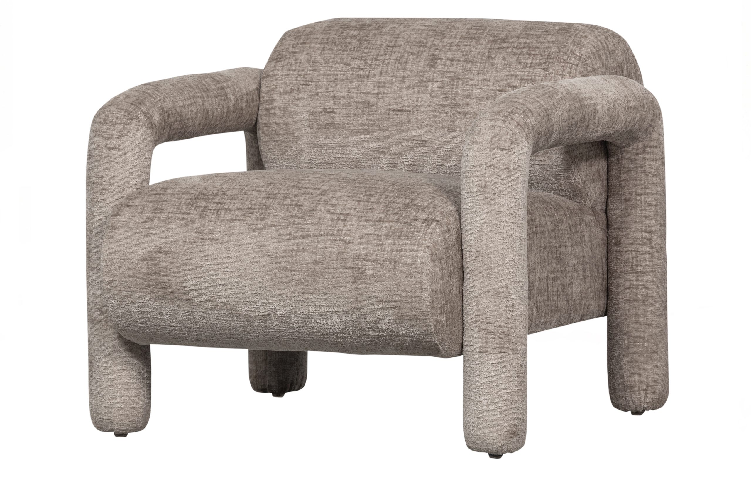 Lenny Fauteuil In Grove Textuur Zand