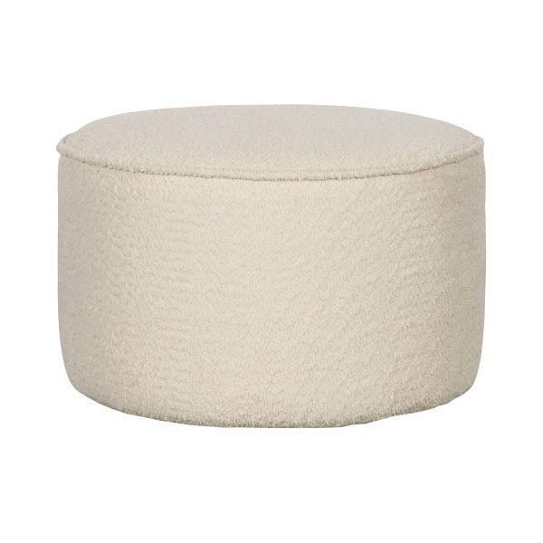 Sara Poef Laag BouclÉ Creme 36xØ60