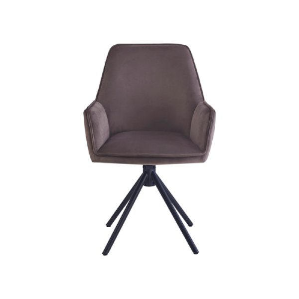 Armstoel Corine Velvet Bronze