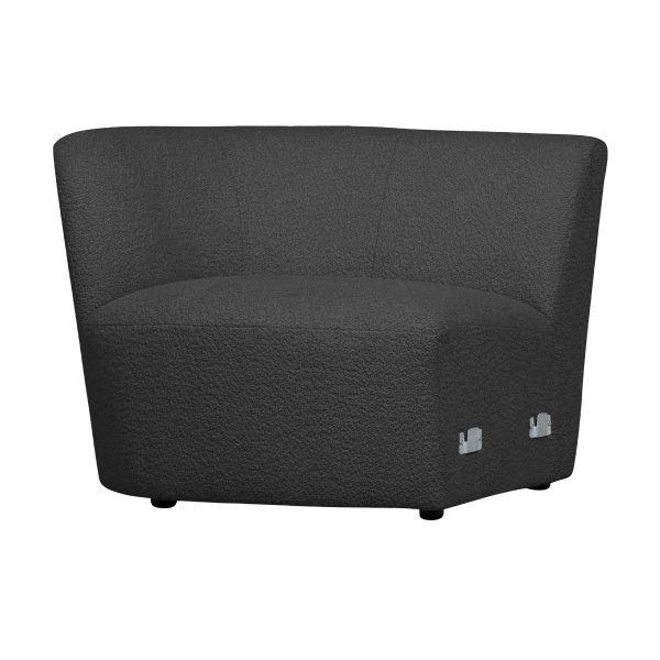 Coco Element Met Arm Links BouclÉ Donkergrijs