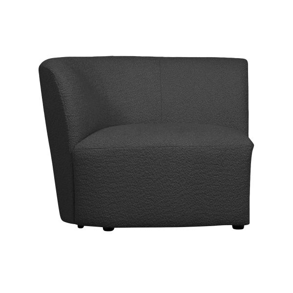 Coco Element Met Arm Links BouclÉ Donkergrijs