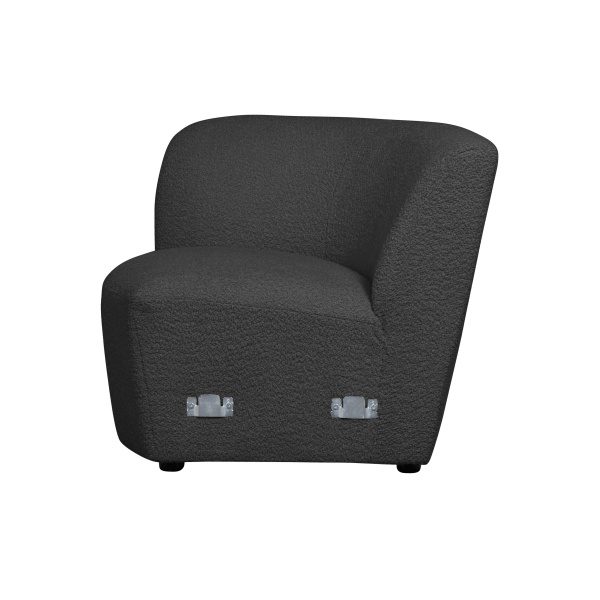 Coco Element Met Arm Links BouclÉ Donkergrijs