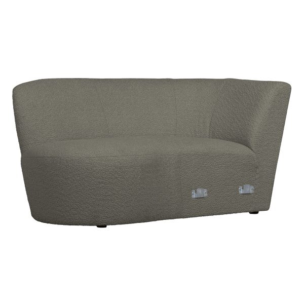 Coco Chaise Longue Element Links BouclÉ Warm Groen