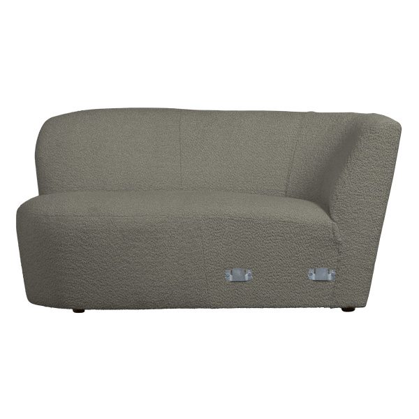 Coco Chaise Longue Element Links BouclÉ Warm Groen