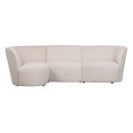 Coco Chaise Longue Element Links BouclÉ Creme