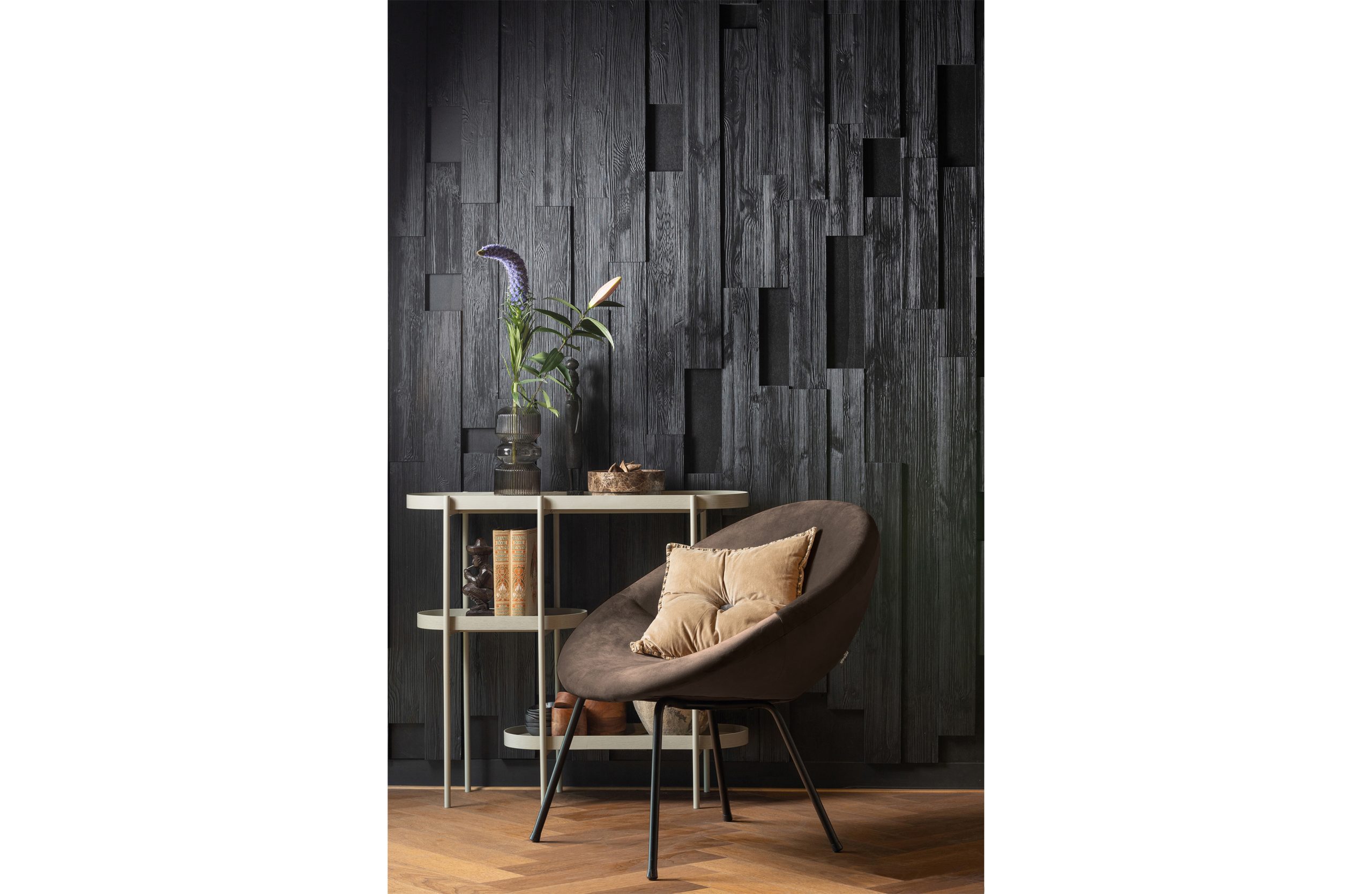 Moly Fauteuil Velvet Dark Night