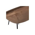 Moly Fauteuil Velvet Toffee