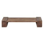 Cuno Salontafel Laag Hout Donkerbruin
