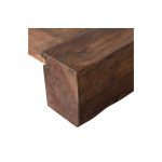 Cuno Salontafel Laag Hout Donkerbruin