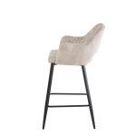 Barkruk Club Velvet Beige